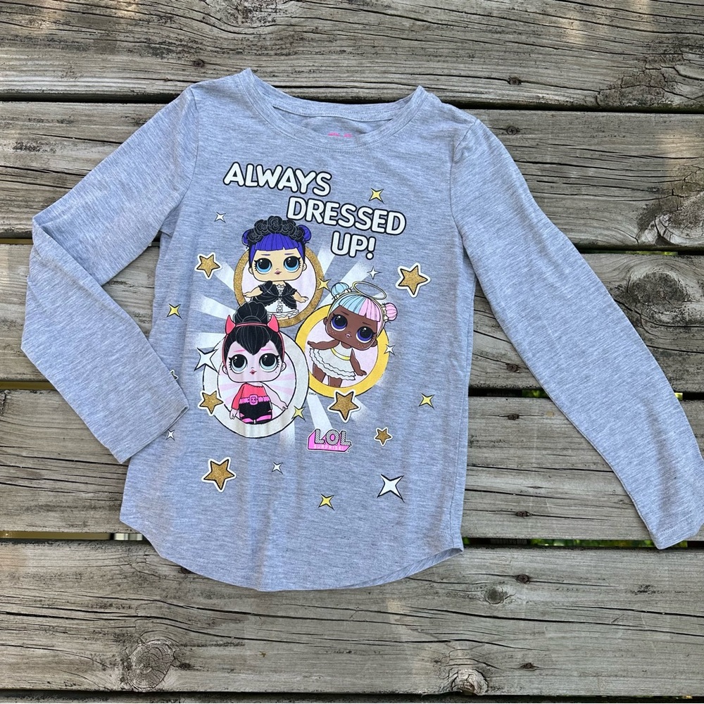 5x$25 LOL Surprise Always Dressed Up Sparkle Long Sleeve Top, 7